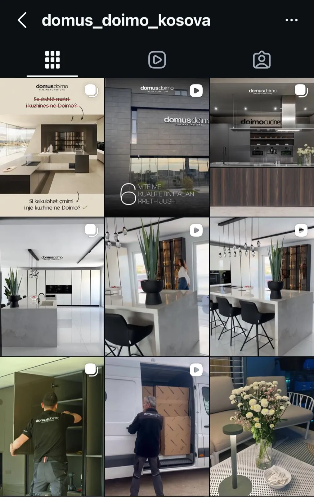 Social media portfolio example